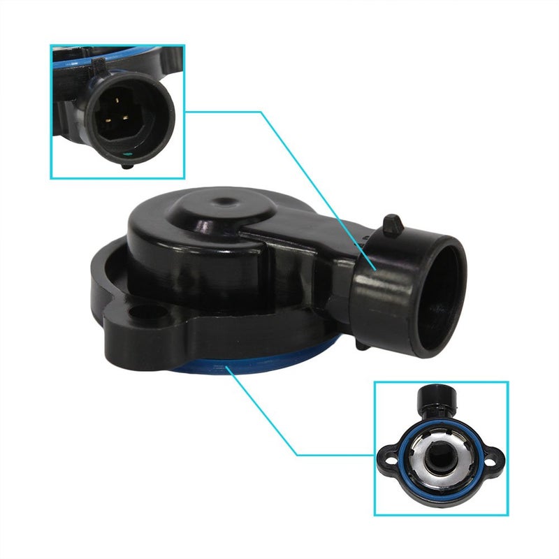 ZBN 213-912 17123855 17123852 Throttle Position Sensor Fit for Chevy GMC:S10 Express Silverado Malibu Blazer Astro Tahoe,Yukon Savana Safari Sierra,Deville Escalade,Century 1996-2007 - Image 2